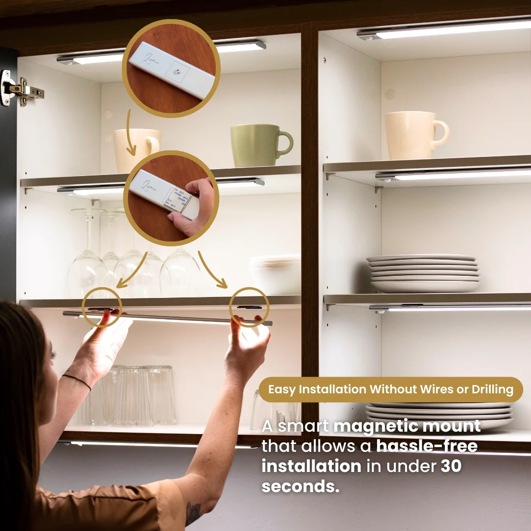 Nexhale™ Motion Sensing Magnetic Cabinet Lights